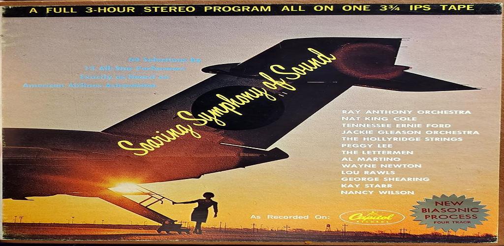 WJST Jet Set Radio - Beautiful Easy Listening, From Reel To Reel Tapes!  Featuring American Airlines Music!